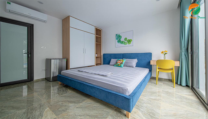 Phòng ngủ tại Bavi Retreat Villa 