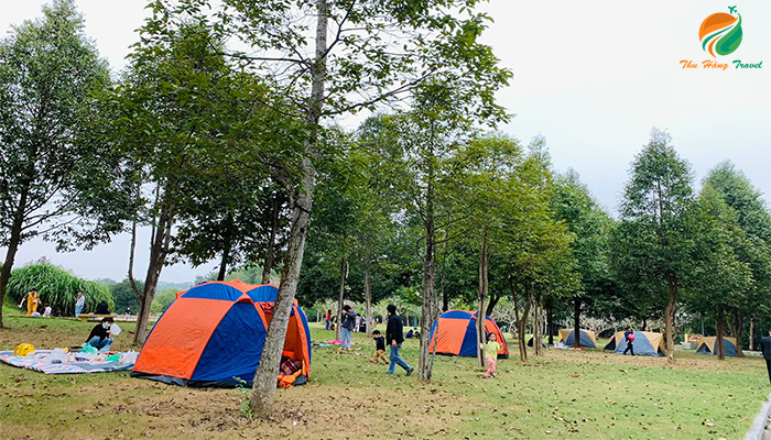Thuê lều trại tại Làng văn hóa