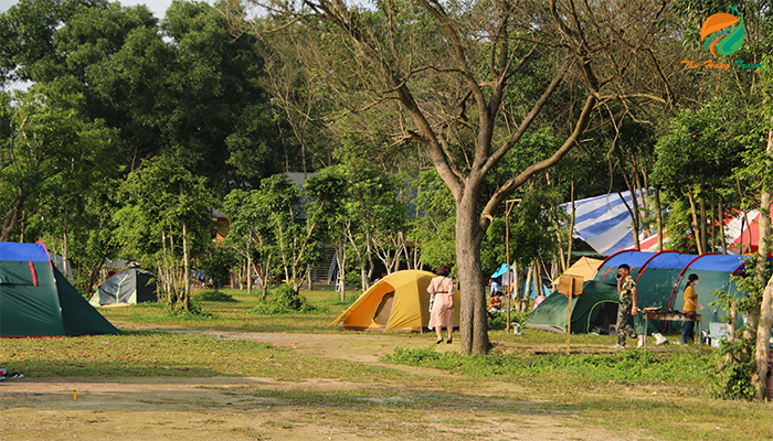 Địa điểm cắm trại Đồng Mô