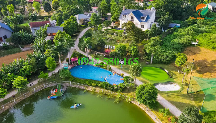 Le Farm Homestay villa Ba Vì có bể bơi