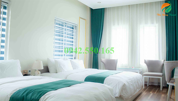 Phòng nghỉ 2 giường Minh Long hotel