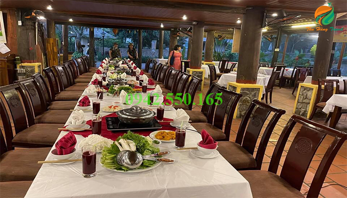 Nhà hàng Tản Đà Spa Resort điểm tổ chức tiệc cuối năm