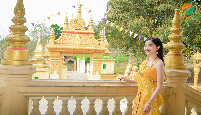 Chùa Khmer Làng 54 dân tộc