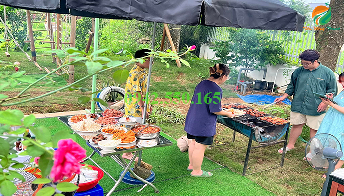 Nướng BBQ ngoài trời