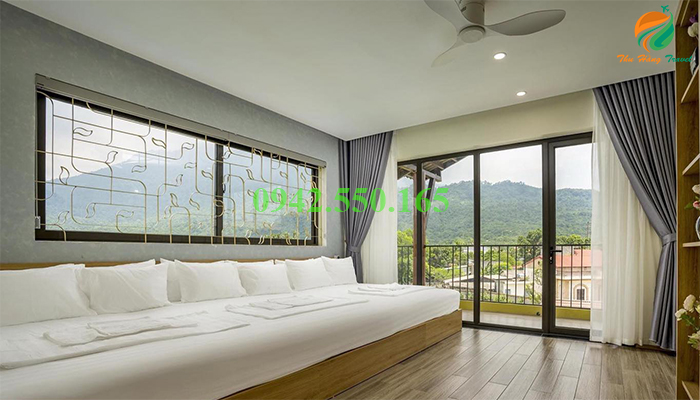 Phòng tập thể 4 giường villa gần Khoang Xanh