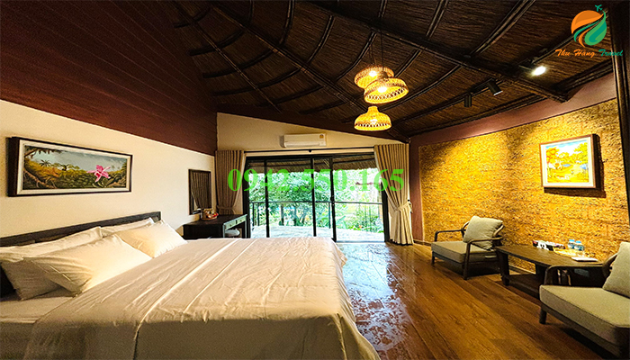 Phòng nghỉ bungalow ở Nón Ecolodge