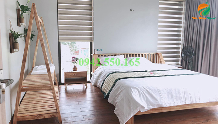 Phòng nghỉ 1 giường sen villa ba vì cho 20 người