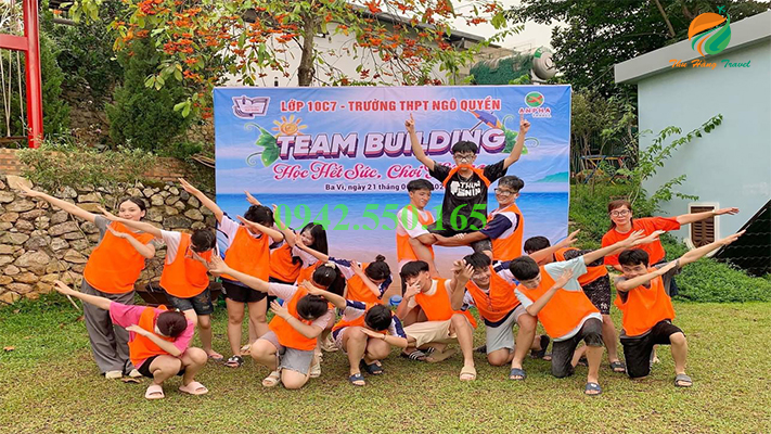 Vui chơi team building tại Villa De Montana Ba Vì