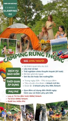 Camping rừng thông Thiên Sơn